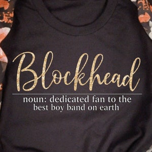 Blockhead tee tank New Kids inspired NEON