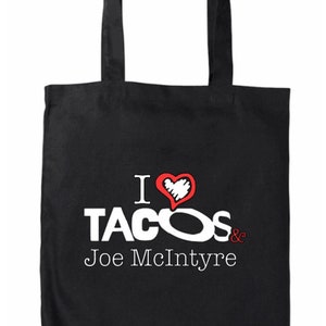 I love tacos and NKOTB tote or crossbody