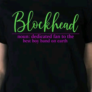 Blockhead Tee Tank New Kids Inspired NEON - Etsy