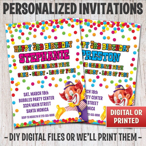 print personalized invitations