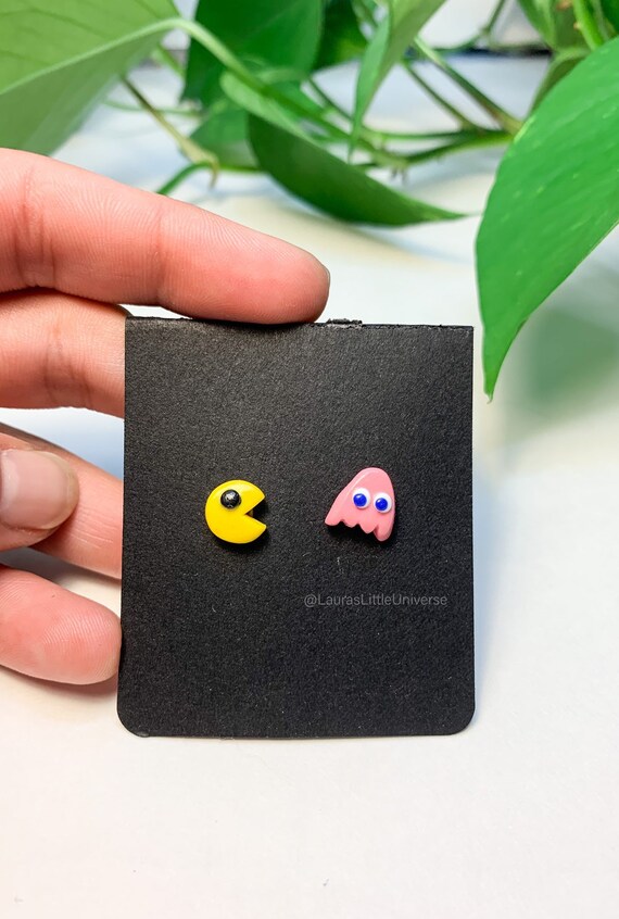 ** ~ Pac Man Pulsera ~ Retro Fimo Bead Lindo ~ **