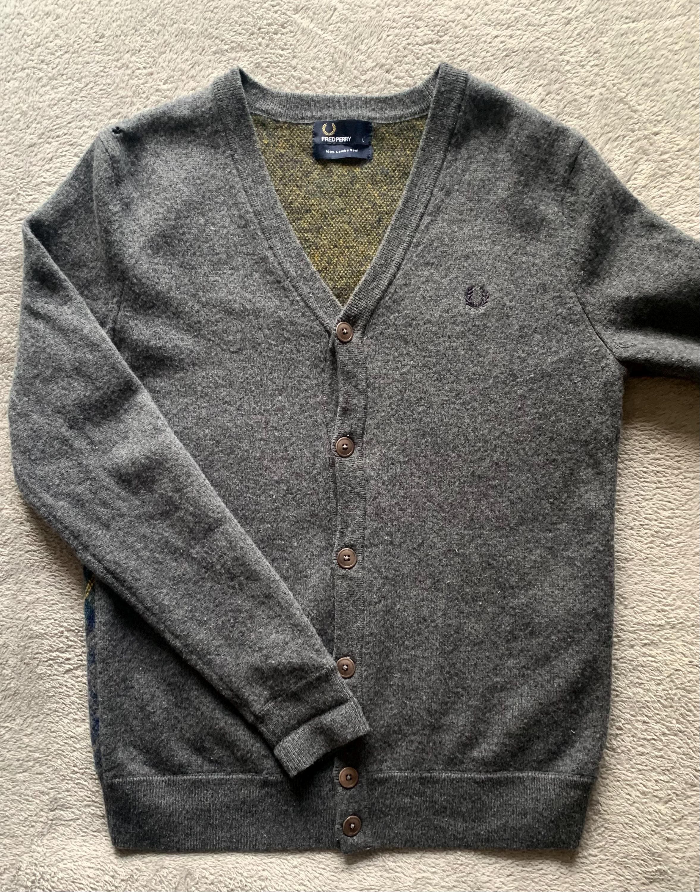 Fred Perry Cardigan - Etsy