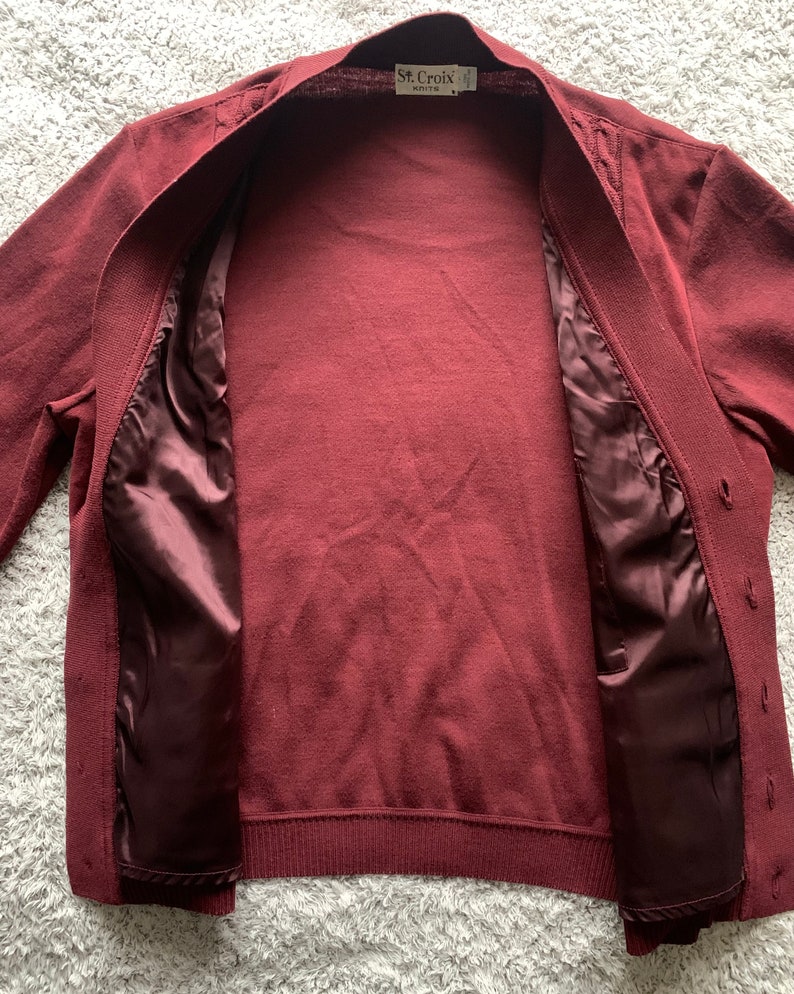 Saint Morris Knitted Wool Cardigan