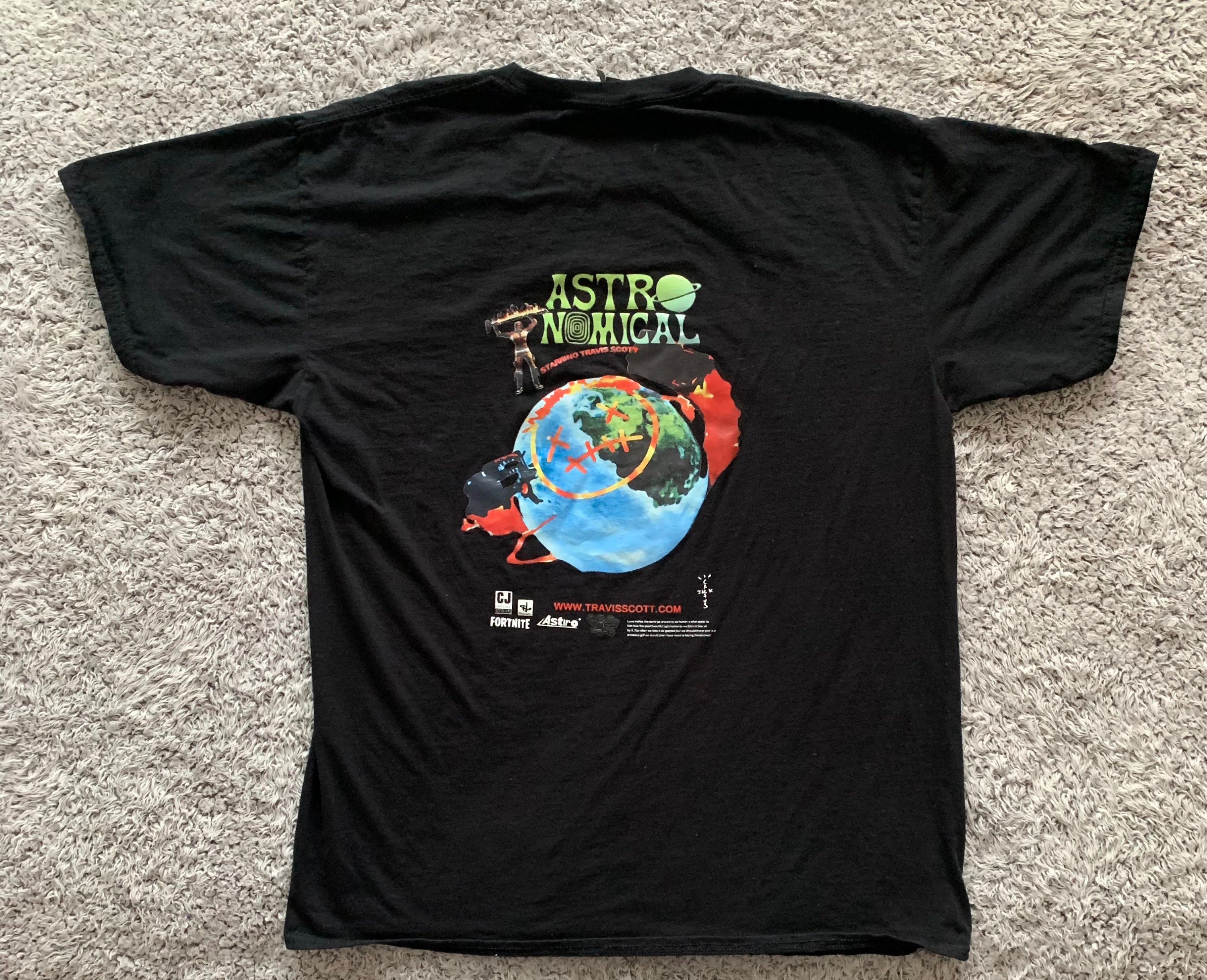 Travis Scott Astroworld Promotional T-shirt. Rare. XL. Gildan 