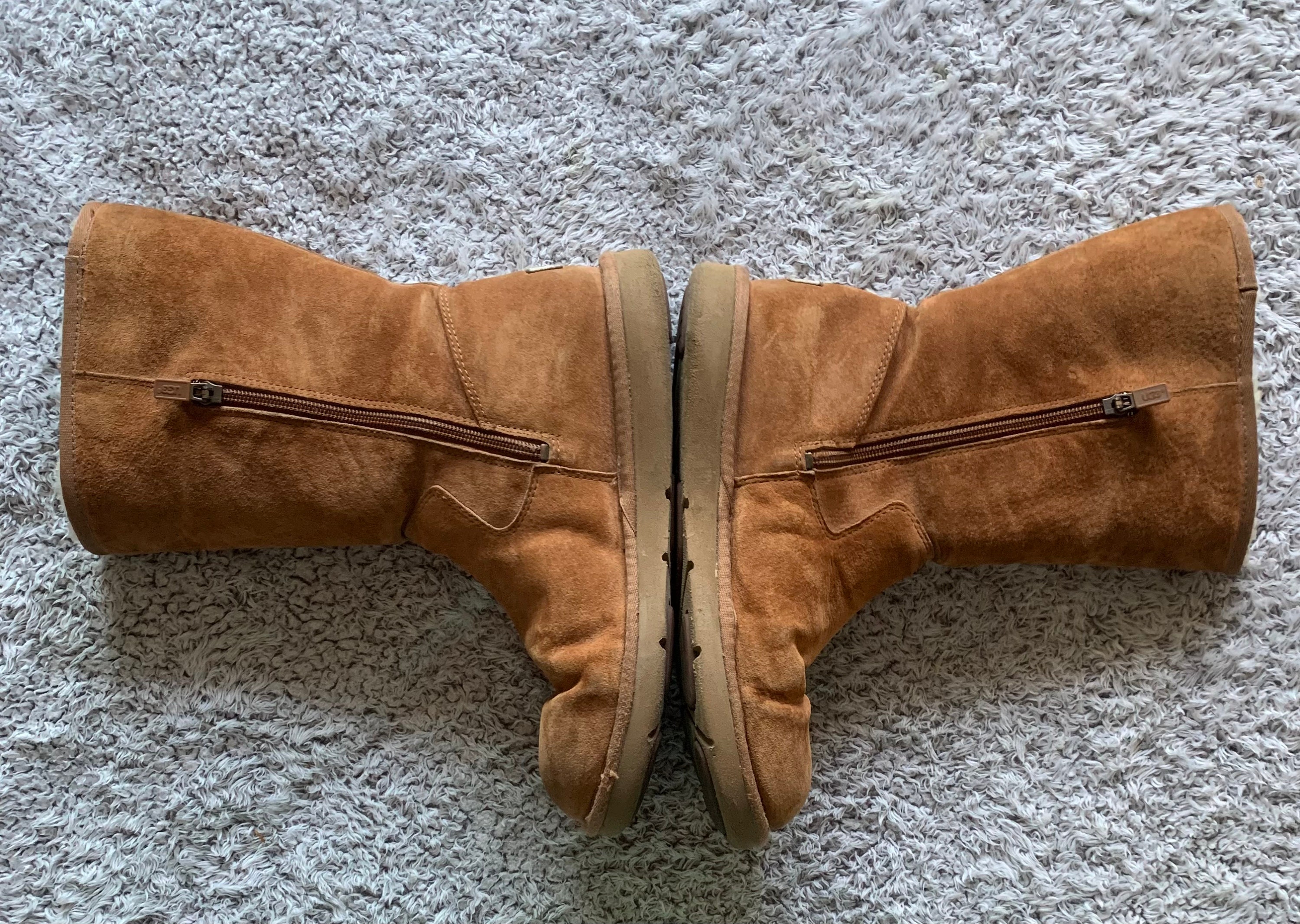 Tall uggs with side deals zipper