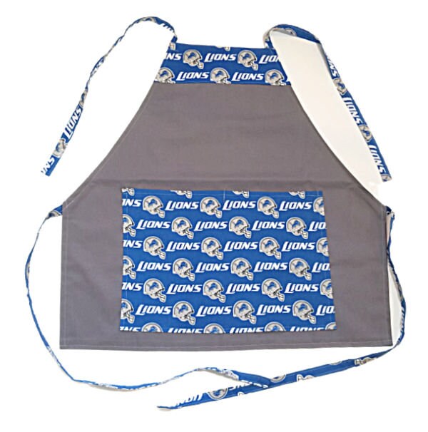 UNISEX TEAMS APRONS, Adult Bib Aprons Accented With Your Favorite Football Team One Size Fits