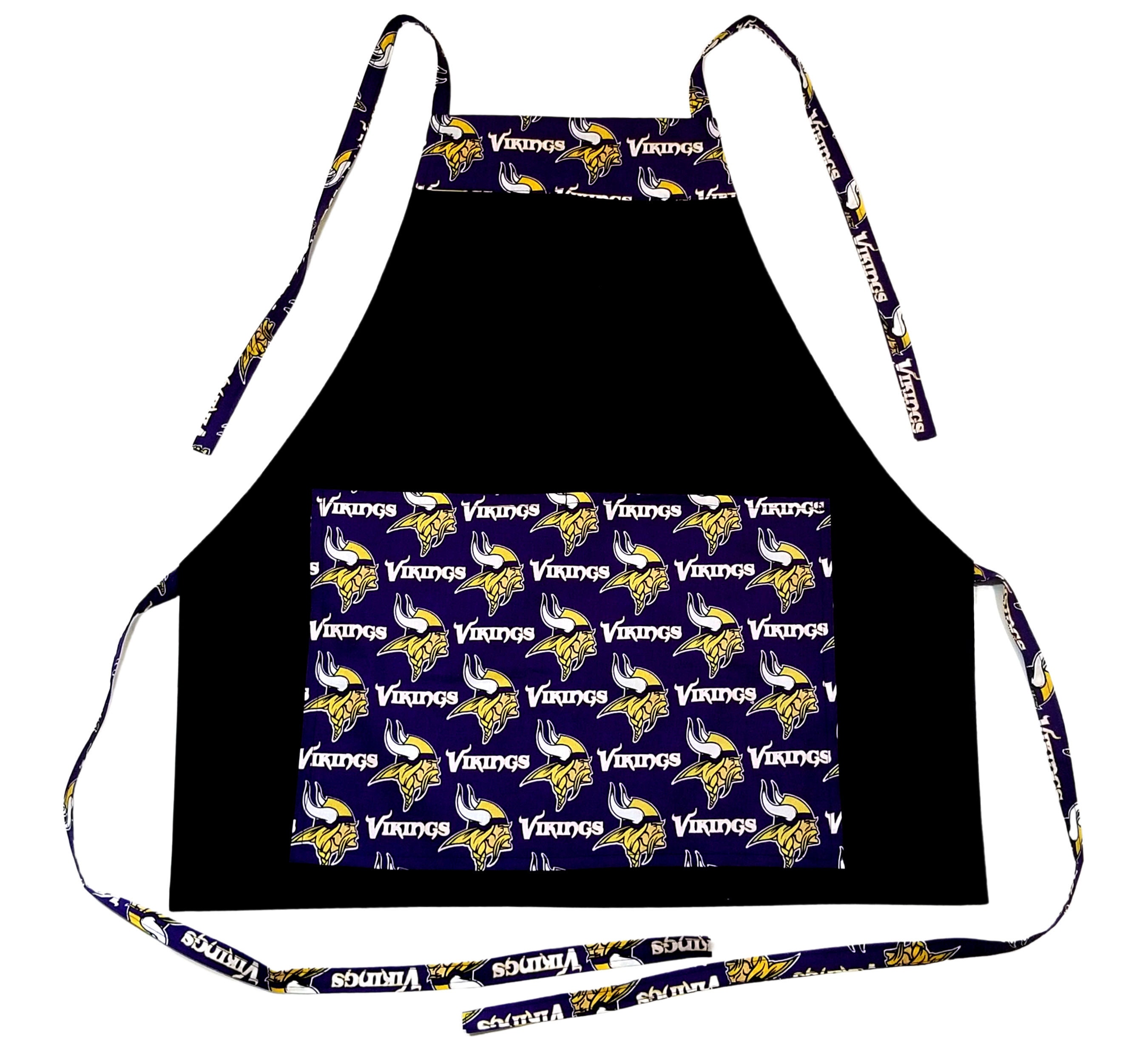 UNISEX TEAMS APRONS, Adult Bib Aprons Accented With Your Favorite Football Team One Size Fits