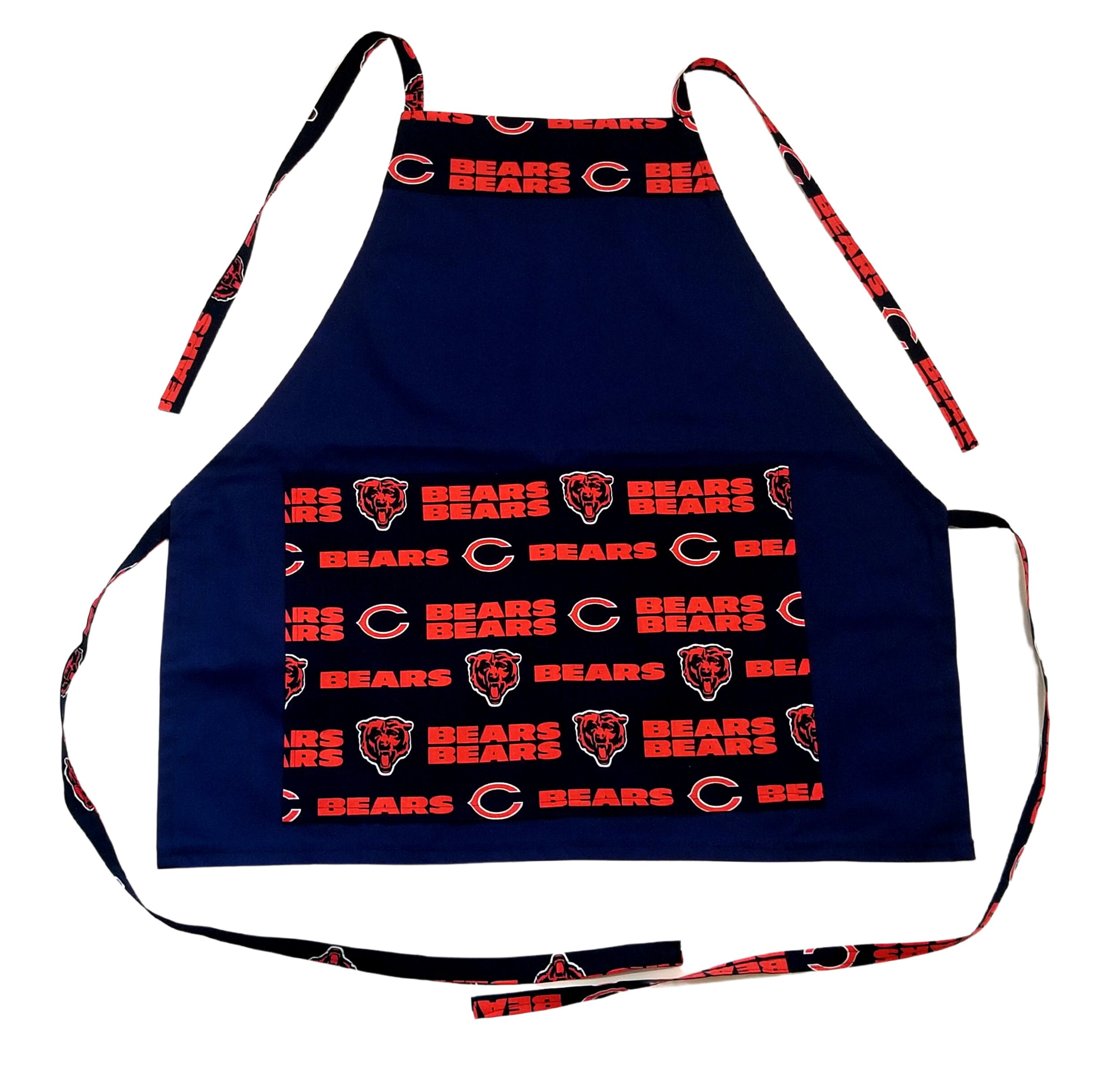 UNISEX TEAM APRONS Adult Bib Aprons Accented With Your Favorite Football Team One Size Fits All