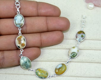 Rutilated Quartz Bracelet Classic Simple Bezel Set Bracelet Gift K31611 Dinty Bracelet Golden Rutile Bracelet Solid 925 Silver Bracelet