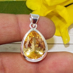 AAA Citrine Pendants, Citrine Pendants, 15x19mm Citrine Pendants,  November Birthstone Month, Anniversary Gift, Gift For Her, F011217
