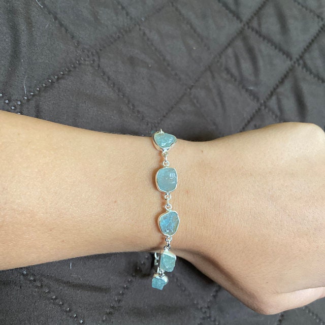 ★rosemont★ SILVER bracelet (March birthstone) RC0343 Birthstone March Bracelet – ALEX AND ANI