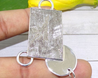 925 Sterling Silver Meteorite Pendant, Real Fashion Jewelry