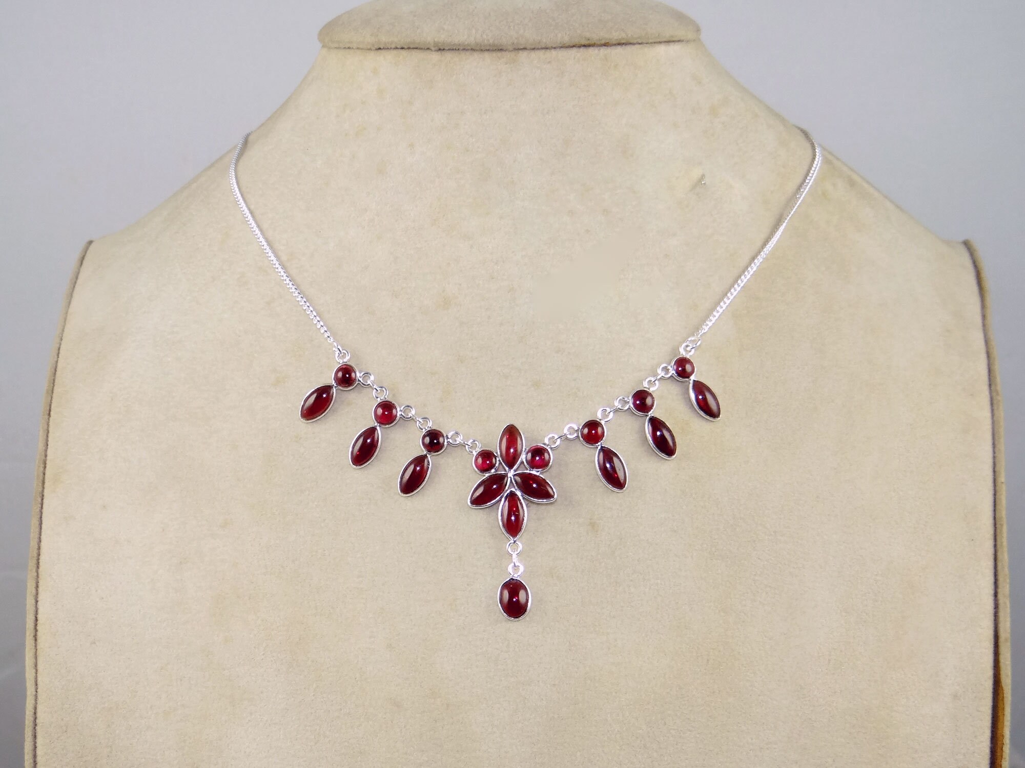 ☆TATIANA☆ Silver 925 Red Jade Candy Ball Necklace NZ2143 TATIANA☆[Silver925] Red Jade Candy Ball Necklace (TATIANA