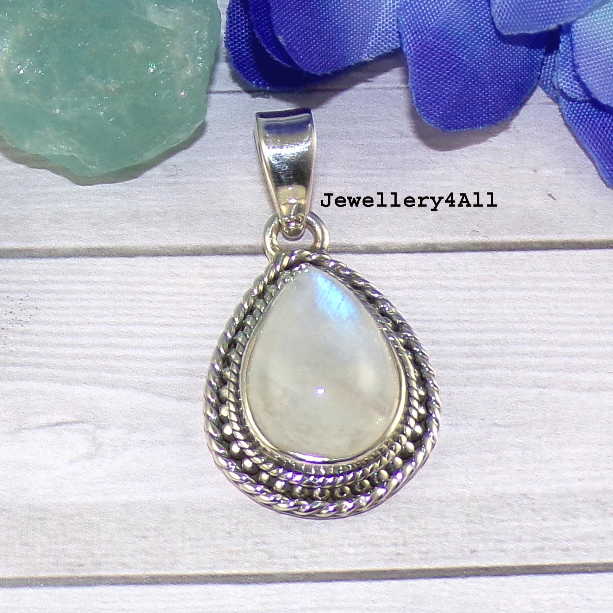 Collar Redondo De Piedra Lunar Arcoíris, Plata De Ley 925, Piedra Preciosa Facetada De Nacimiento De Junio, Regalo De Cumpleaños Para Ella - España