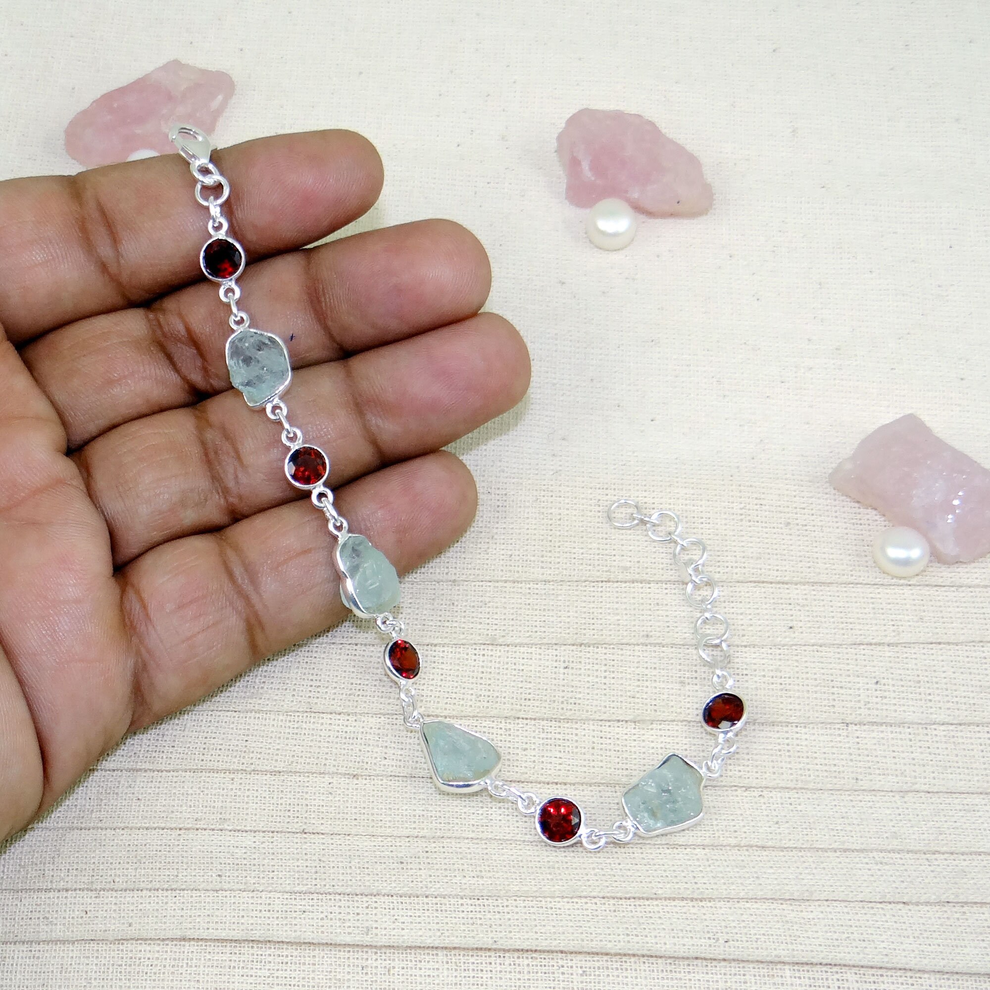 Aquamarine Garnet Etsy Singapore