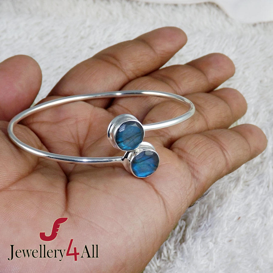 Joyería Piedra Natural Handmade Colgante GOTLAND Plata De Ley Plano Labradorita Azul » Gemoterapia Coleccion De Minerales