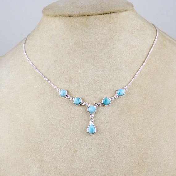 larimarさん Larimar Stone 3 Inch, High Grade Blue Green Larimar Stone From