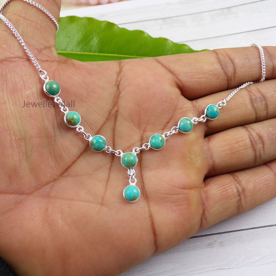 ネックレス・ペンダント [NIRO] TURQUOiSE BLUE POiNT MOTHER OF PEARL NECKLACE #109 TURQUOiSE BLUE POiNT MOTHER OF PEARL NECKLACE #109