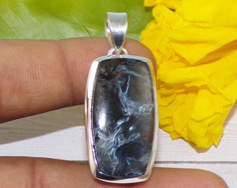 Natural Pietersite Pendant, Beautiful Pendant, 925 Sterling Silver Jewelry, Handmade Pendant, Gemstone Jewelry For Anniversary Gift, P42323