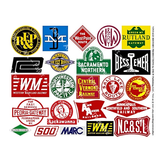 Vintage Railroad Logo