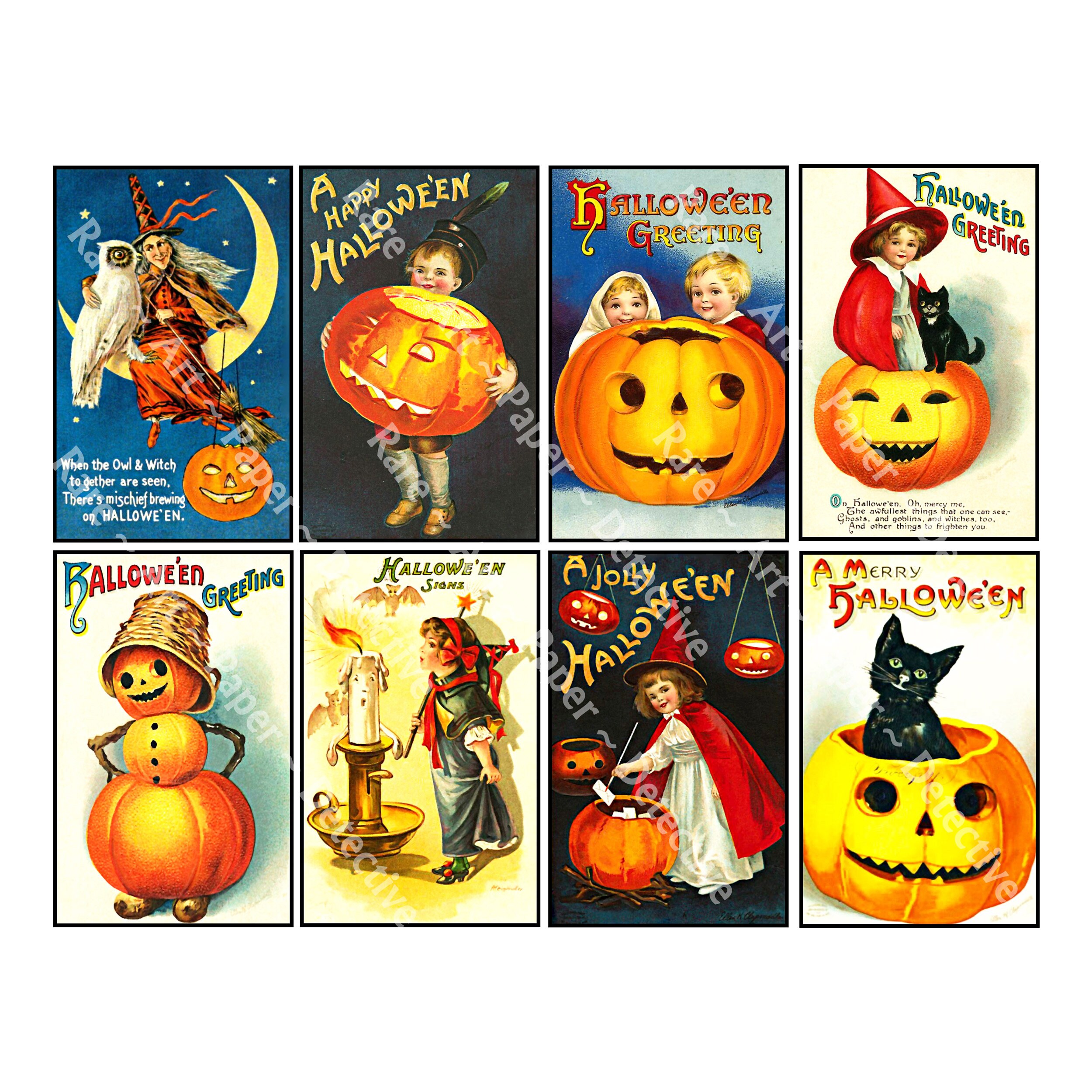 アンティーク 19s スカル 髑髏 骸骨 ハロウィン ポストカード 死神