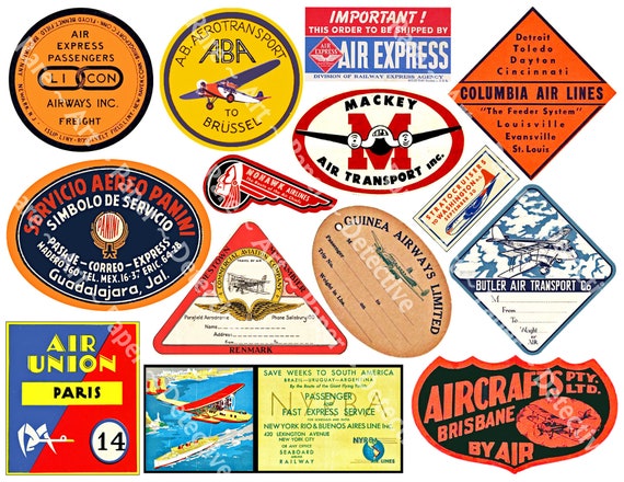 airline luggage labels