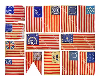 アメリカ国旗歴代 アメリカ国旗ステッカー 歴史的な星条旗グラフィック