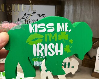 Mini Buffalo Irish Day Decoration: Buffalo NY Gift