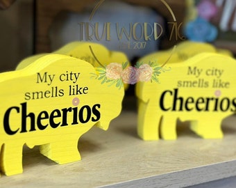 Buffalo ny gift/ buffalo ny decoration/ Buffalo cheerios Day/