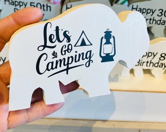 Mini Buffalo Camping Decor: Buffalo NY Gift