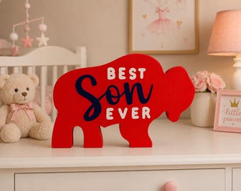 Wooden Buffalo NY Decor, Son Ever Vinyl Accent