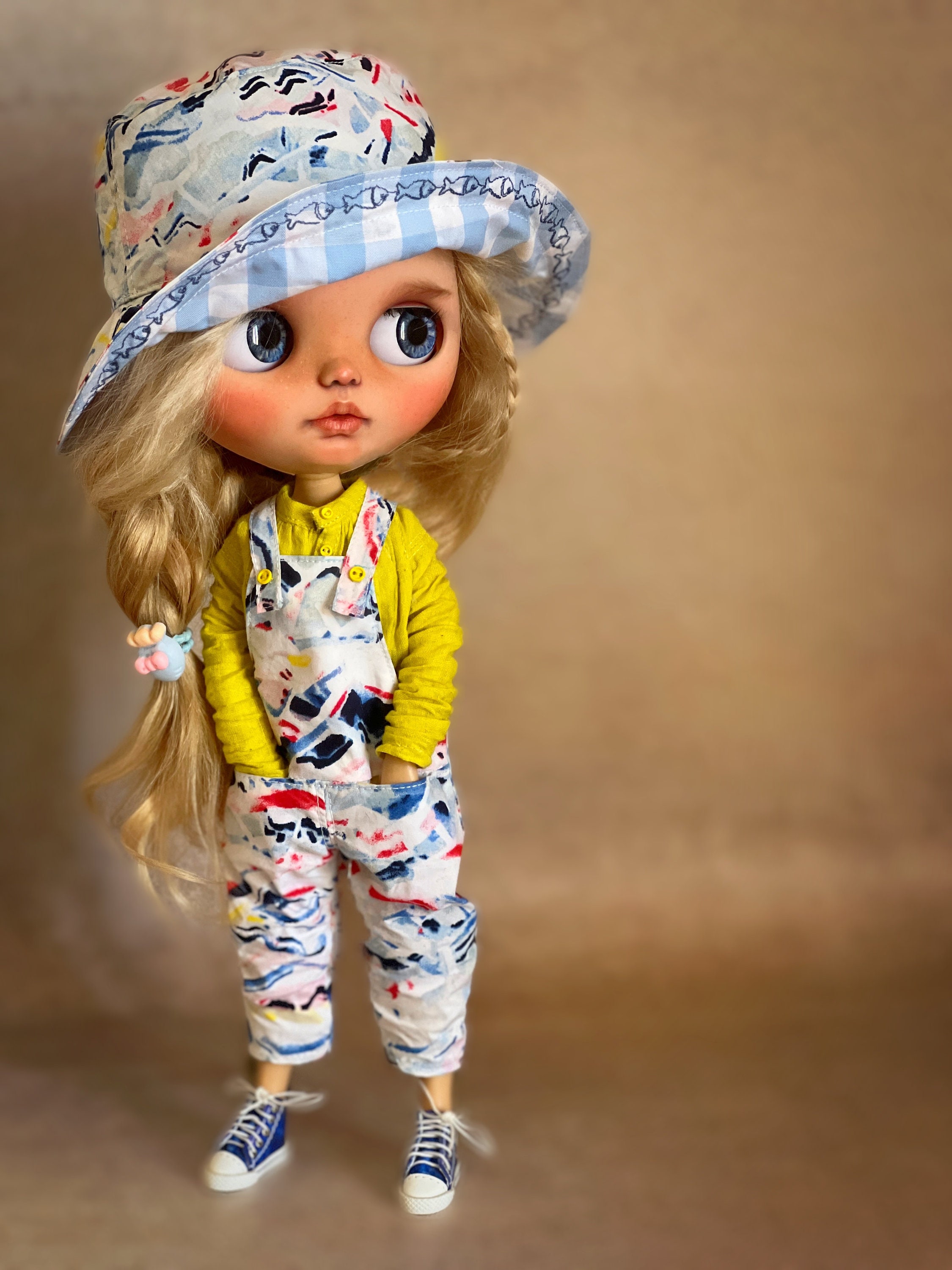 Amanita, muñeca Blythe original custom seta