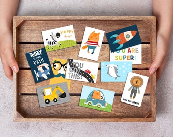 24 lunchbox Notes, Positive Affirmation Note Cards
