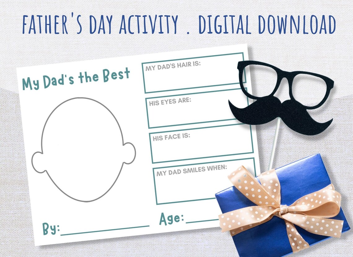 Father's Day Printable - Etsy