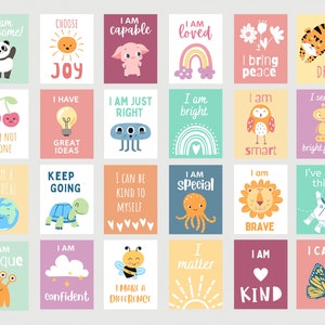 Kinderbevestigingskaartenset, mindfulnesskaarten