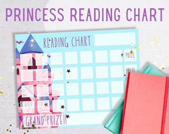 Kids Princess Castle Reading Log