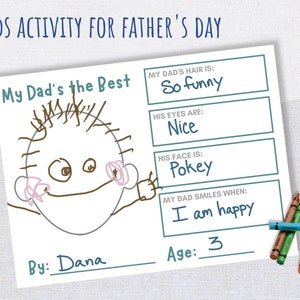 Father's Day Printable - Etsy