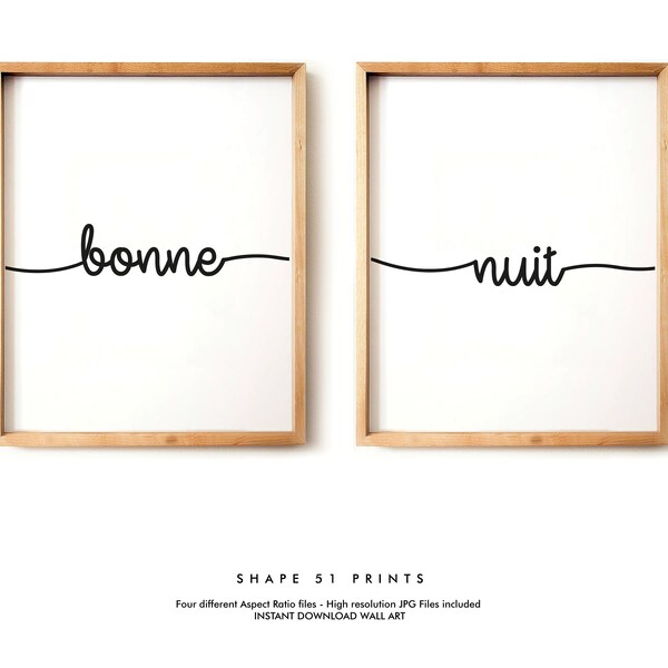 Bonne Nuit - Etsy