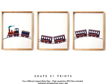 Train Wall Decor | Etsy