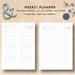 Printable Planner Pages Weekly Planner Printable Notes - Etsy