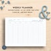Printable Planner Pages Weekly Planner Printable Notes - Etsy