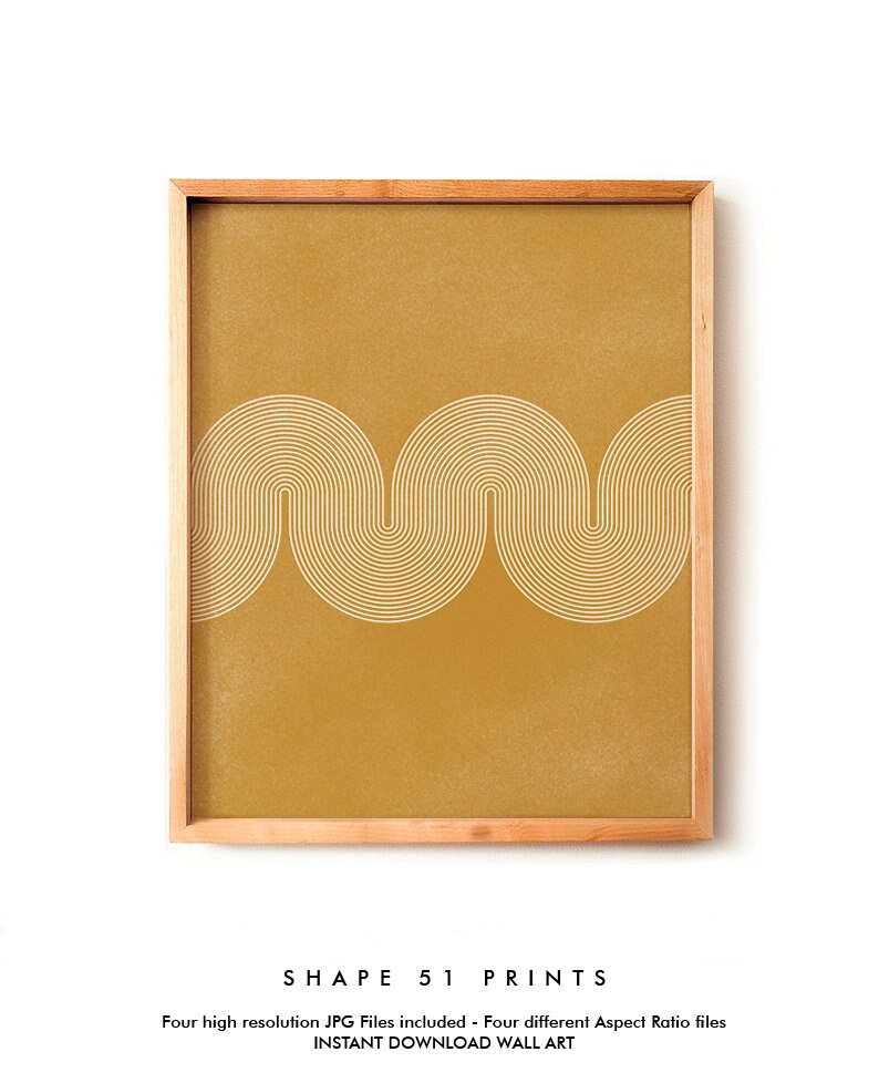 Mustard Art Print Printable Wall Art Digital Print Mustard - Etsy