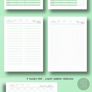 Complete Printable Planner Kit Monthly Weekly Daily - Etsy