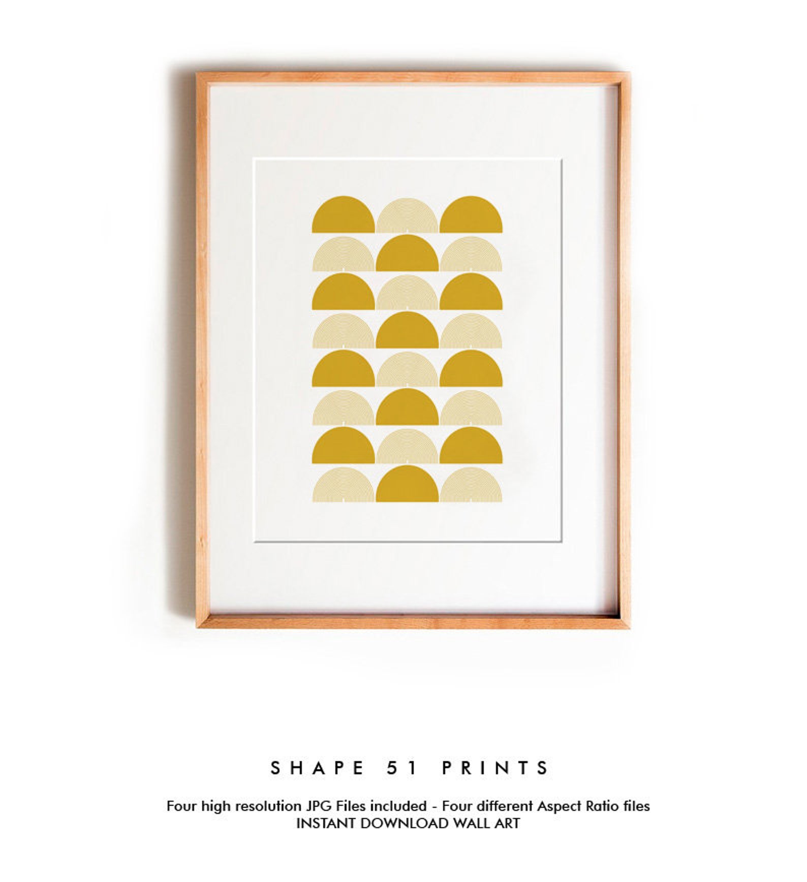 Abstract Mustard Art Poster Instant Download Printable Wall - Etsy