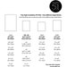 Moon Phases Print, Moon Cycle, Moon Printable Art, Phases of the Moon ...