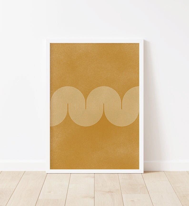 Mustard Art Print Printable Wall Art Digital Print Mustard Etsy
