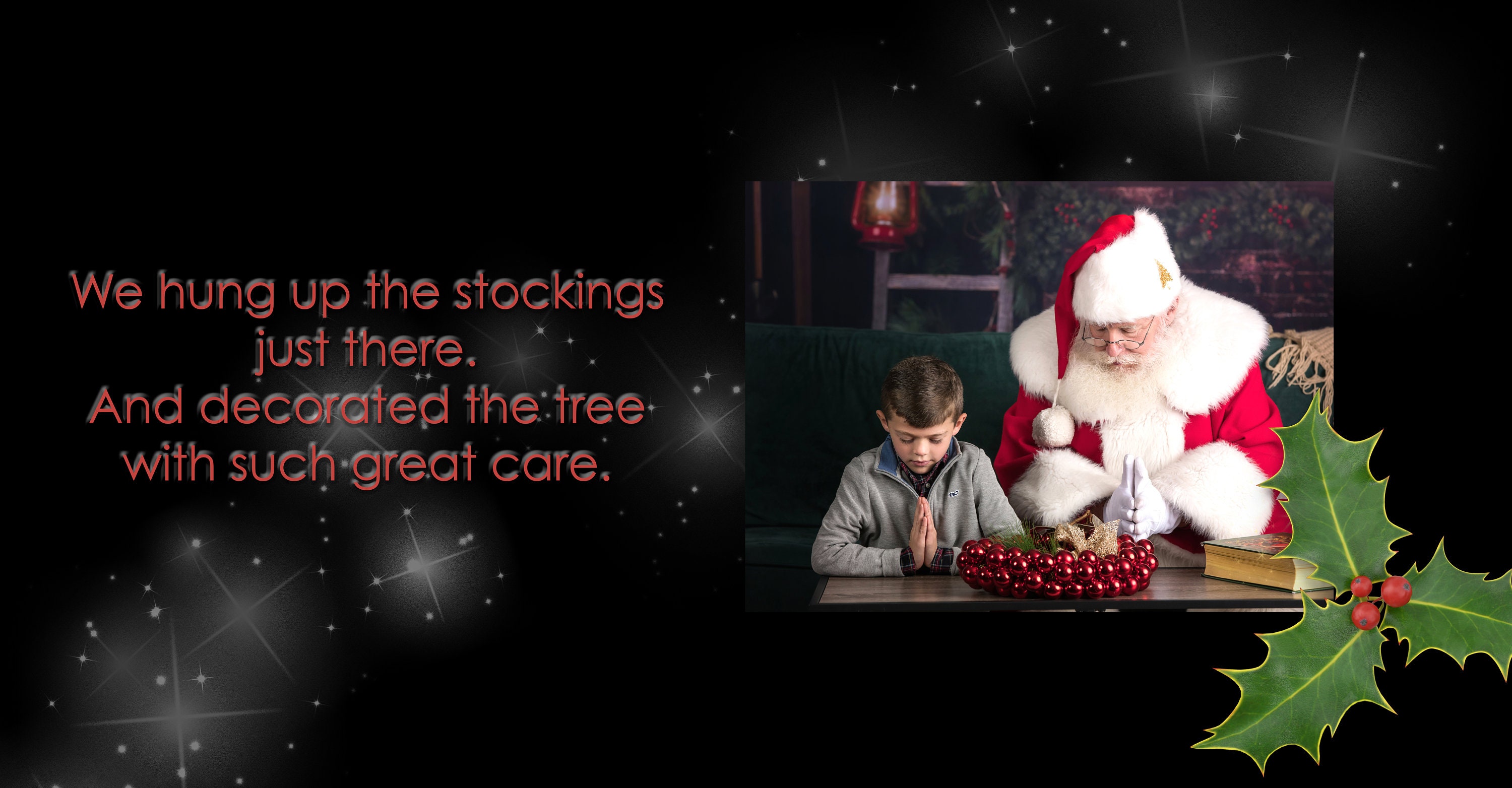 Santa Story Book Template - Etsy