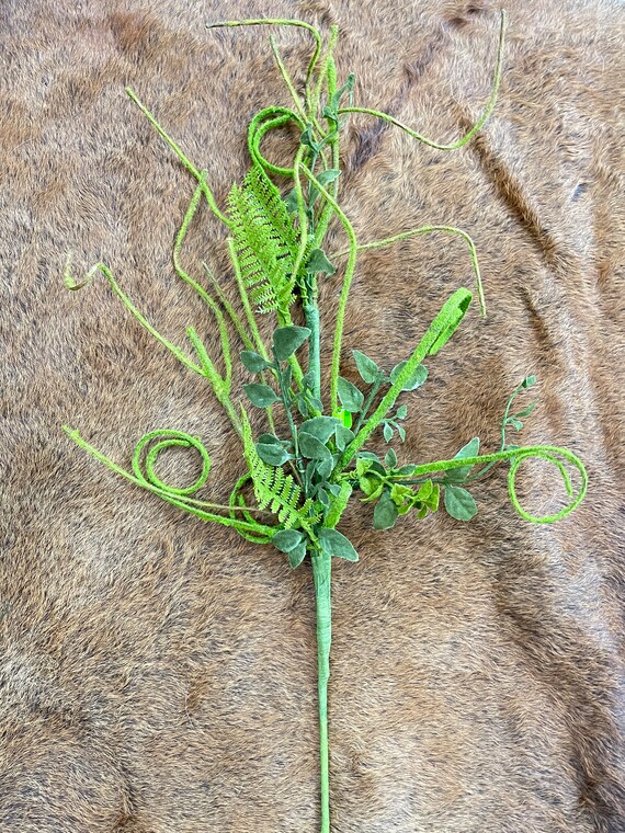 Moss Fern Spray, Everyday Spring Summer Greenery, Floral Supplies, Wreath Greenery, Spring Floral Greenery, Picks,