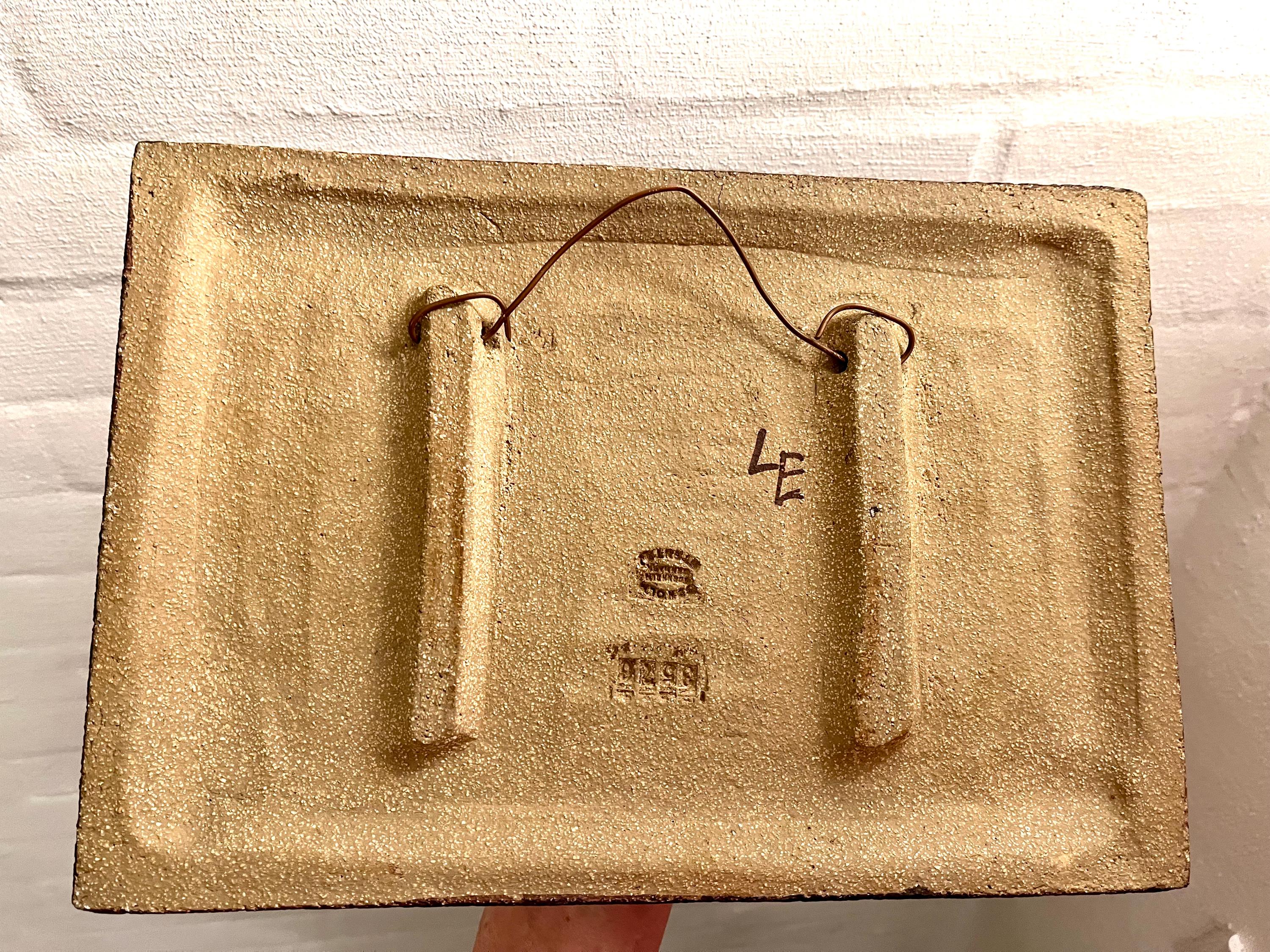 Soholm Ceramic Wall Plate, Very Rare Large Ceramic Wall Soholm Ceramic Wall Plate, Very Rare Large Ceramic Wall