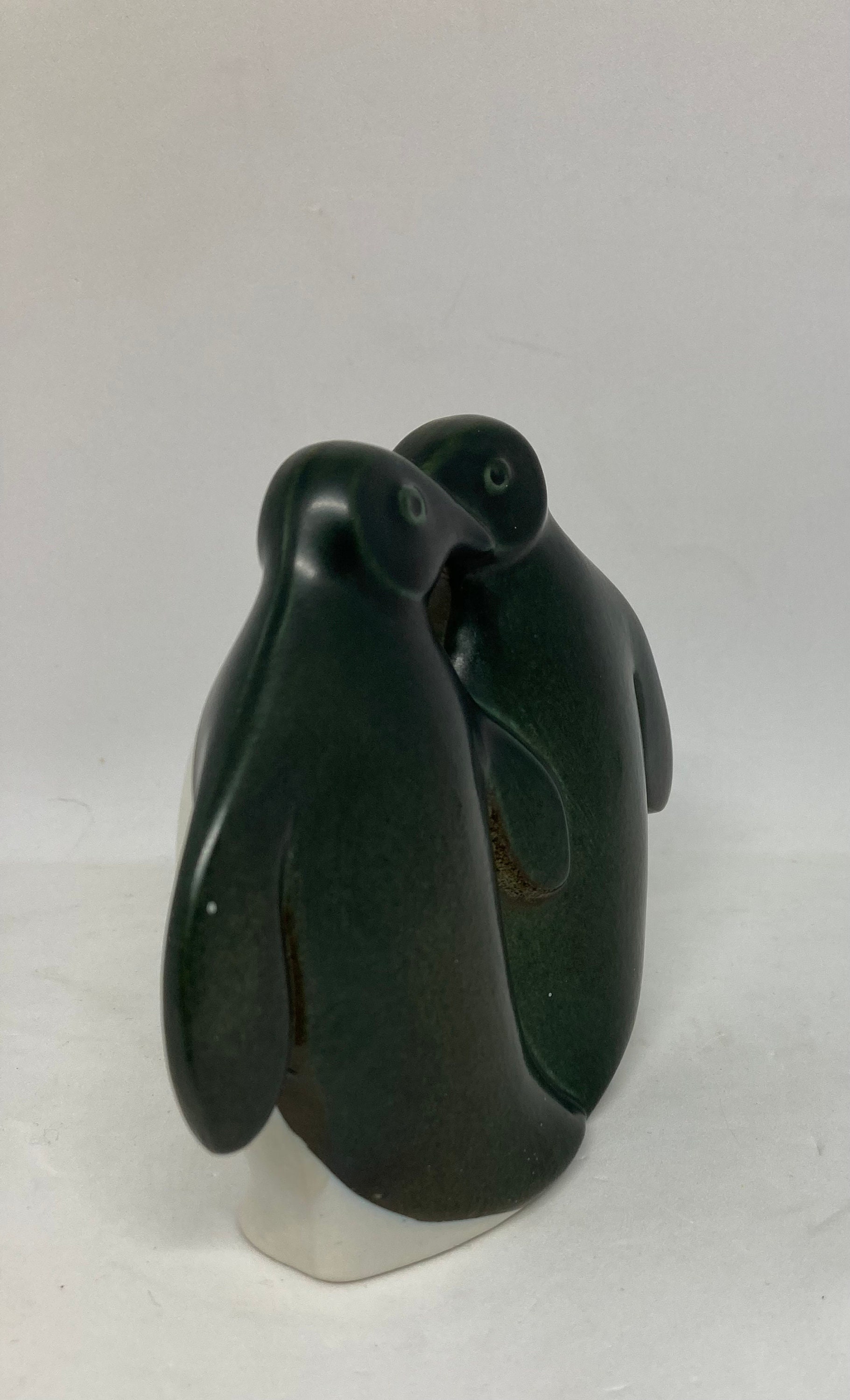 Lisa Larson Ceramic Noahs Ark Penguin Pair 1978 MINT, VERY